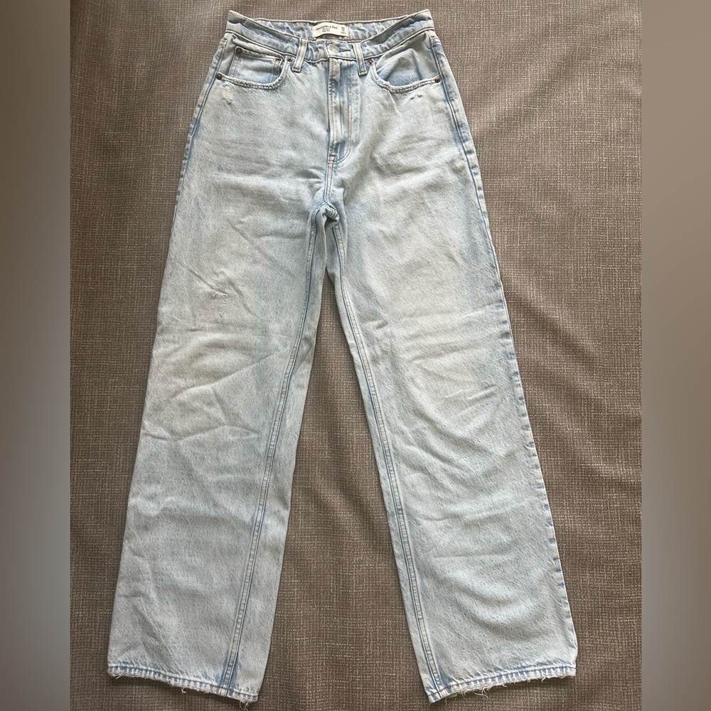 Abercrombie & Fitch Light Blue High Rise Jeans